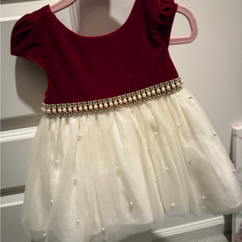 American Princess Red Velvet Dress
